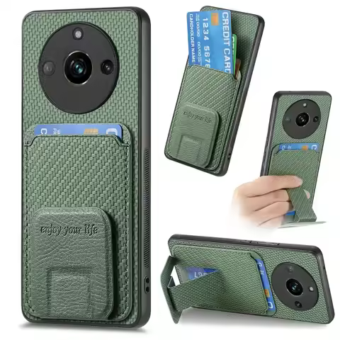 For OPPO Realme 16 15 11 Pro Plus 5G Luxury Case Leather Card Back Cover Realme GT8 Pro 15T C67 C53 