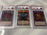 遊戲王 Yu-Gi-Oh 2020 閃卡 Prismatic God Box 三幻神 卡牌 psa10  連號 ptcg