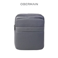OBERMAIN Synthetic Leather Sling Bag OBC480P3 Grey