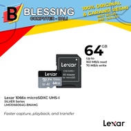 Micro SDXC 64GB LEXAR 1066x UHS-I U3 V30 A2 4K 160MB/s (LMS1066064G)