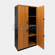ตู้เอกสารไม้ทรงสูง 4 บานเปิดทึบ ไอคอนิค ST-080HDD