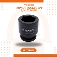 MATA TEKIRO socket impact wrench 3/ 4" inch 6PT 34 MM impact socket wrench