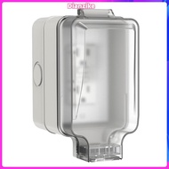 Outdoor Electrical Outlet Box for Garden, Yard Sports IP66 Waterproof& Lockable Enclosure, 20A Doubl