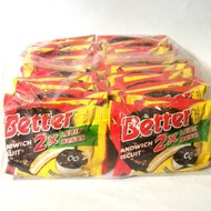 1 Renceng - Better Sandwich Biscuit Cokelat & Vanila Organik 10pcs