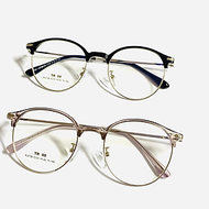 Kính Giả Cận, Gọng Kính Cận Nam Nữ Mắt Tròn Gọng Kim Loại Mảnh Nhẹ Hàn Quốc - KÍNH XINH SHOP