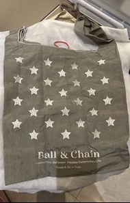 正品日本ball & chain 手提星星刺繡袋