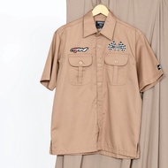 Indigo Workshirt "RPM" HITAM - Workshirt Indigo - Kemeja Workshirt - Kemeja Pria - Kemeja Pendek - K