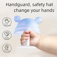 Hot Sale Silicone Baby Mushroom Teether Multi-color Snack Bowl Baby Teething Toys Anti-hand Sucking 