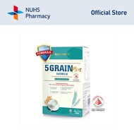 Biogreen No Sugar Added 5 Grain Oat Milk Powder 11 Sachets [NUHS Pharmacy]
