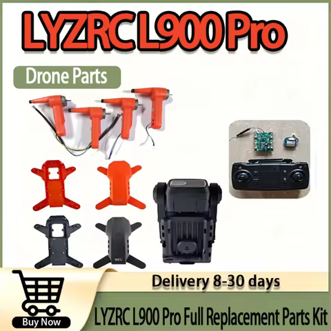 Elite LYZRC L900 Pro Complete Drone Accessory Pack, Gyro Frame Receiver GPS Prop Camera Arm Replacem