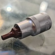 MATA Hex Bit Socket 1/2" H5 Socket Bit Adapter L5 5mm Socket 1/2 Inch