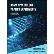 KSSM SPM Biology Paper 3 Experiments Book | Buku Eksperimen Biologi Dwibahasa | Score A+ for SPM