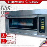 THE BAKER Gas Oven GAS D1/2P (1 Deck 2 Tray) Single Layer Digital Control Commercial Light Industrial Ketuhar Business