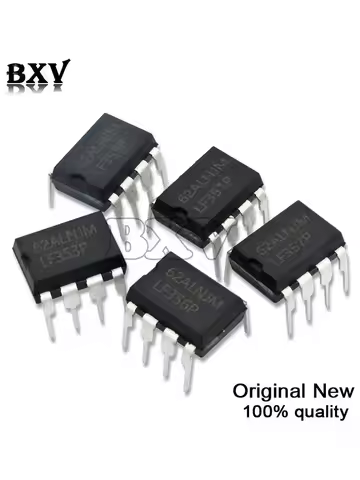 10PCS LF353P DIP-8 LF353N LF353 DIP8 LF357N LF357 LF356N LF356 LF355N LF351N LF351 LF356P LF357P LF3
