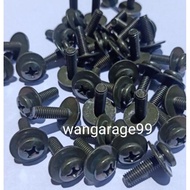 SKRU COVERSET BUNGA PANJANG RXZ 125z 125zr (GREEN)