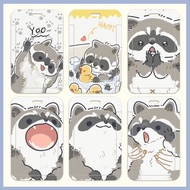 EasyCard Cute Raccoon Student Campus MRT Card Holder Rice MRT Card Holder Bus Card ID Card Work Card