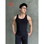 Gym tank top, ribbed tank top, genuine Fezzio cotton men's gym shirt