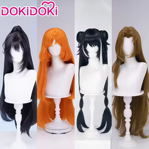 IN STOCK Rodion Ishmael Hong Lu Jia Xichun Cosplay Wig Game DokiDoki Women Men 90cm Black Long Hair 
