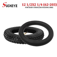 12 1/2 x 2 1/4 62-203 Tyre and Inner Tube fits Electric 3-wheeled car E-bike  inch Bike folging  Sco