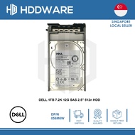 DELL 1TB 7.2K 12G SAS 2.5'' 512n HDD // 056M6W // 56M6W // ST1000NX0453 // 1VE200-150