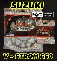 สเตอร์ Vstrom650 ขนาด 525 มาตรฐาน jomthai sprockets