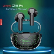 Lenovo - Thinkplus XT95 Pro 發光版 Live Pods 真無線藍牙5.1耳機 藍牙耳機 無線耳機 低延遲 夜光 黑色【平行進口】