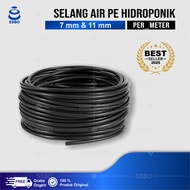 Selang Air PE 7 mm 11 mm Hidroponik 1 Rol Permeter Selang Irigasi Sprayer Ferigasi Drip Air