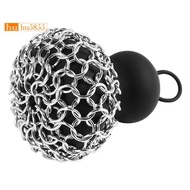 Cast Iron Chainmail Scrubber, Cast Iron Skillet Cleaner for Fry Pan Cleaner Cast Iron Skillet Cleane