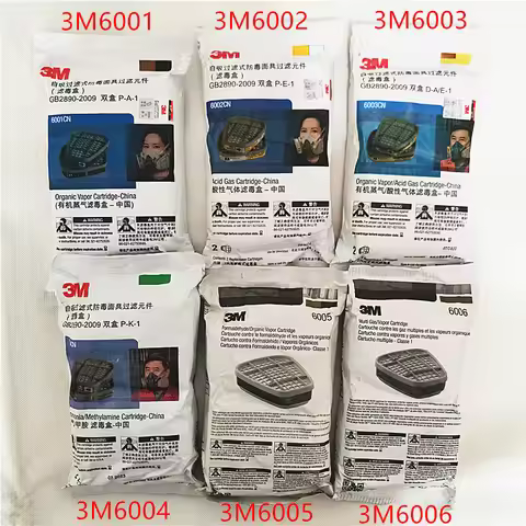 3M cartridge filter 6001 6002 6003 6004 6005 6006 Cooperate with 3M 6200 7502 6800 mask together use
