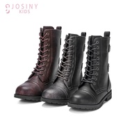 JOSINY Children Shoes PU Leather Waterproof Martin Boots Kids Snow Boots nd Girls Boys Rubber Boots Fashion Sneakers