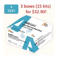 Bundle Deal 15 kits for $43.90. ALLTEST COVID-19 ART Test Kit (5s x 3 boxes - 5 kits) Expiry : 2025