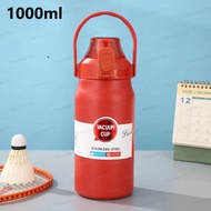 【จัดส่งจากกรุงเทพ】แก้วเก็บความเย็น กระบอกน้ำเก็บความเย็น ความจุ 1000ML/1500ML/1800ML (สแตนเลส 316 เก