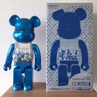 Bearbrick colette MY FIRST baby  BE@RBRICK 藍色 電鍍 1000%