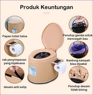 Closed Closet Kloset Wc Toilet Pispot Duduk Lansia Ibu Hamil Portable