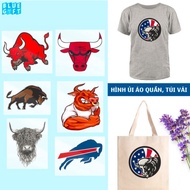 Ironed image, Heat pressed image of Buffalo - Age of Ox 9