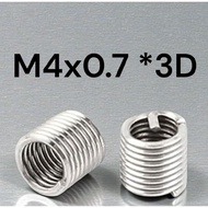 M4x0.7 3D recoil helcoil stainless 304
