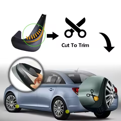 A92Q-Car Mud Flaps Splash Guards Mudguard For-BMW 3 5 7 Series E30 E46 E90 E91 E92 E93 E60 F10 F11 G