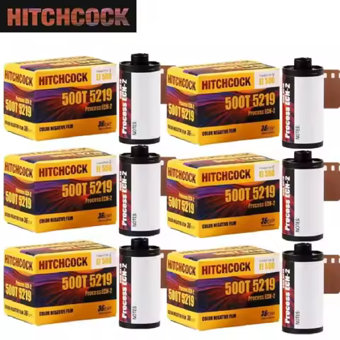 135 Color Films HITCHCOCK 500T 36 Exposure Per Roll 5219 Kinetoscope Move Subpackage 1-10 Roll For K