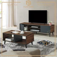 FlexiHome 5 Feet TV cabinet / rak tv/ rak tv kayu/Kabinet Tv/Almari Tv