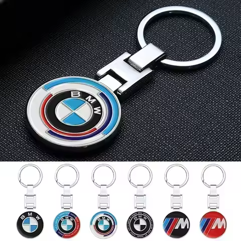 1pcs Metal Logo Key Chain Luxury Car Keychain For BMW M 1 3 4 5 6 7 Series X1 X3 X4 X5 X6 X7 G20 G38