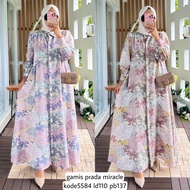 Prada miracle gamis Code 5584 by alvaro collection gamis lebaran