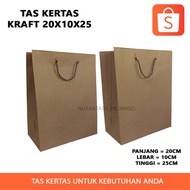 Kraft Paper Bag 20x10x25 (12pcs)