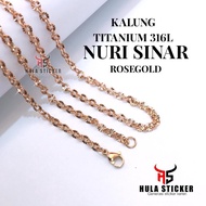 Sale Promo Rantai Kalung Mci Titanium Stainless Chain 316L Nuri Sinar