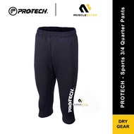PROTECH - Unisex Slim Fit Sports 3/4 Quarter Pants [RNZ80021 | RNZ80026 | RNZ80030M] [Badminton 3/4 