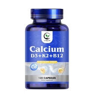 Calcium Vitamin D3+ K2+ B12 2000 mg. แคลเซียม​ วิตามิน​ D3 เพื่อ​สุขภาพ​กระดูก​ ฟัน​ เสริมสร้าง​ภูมิ