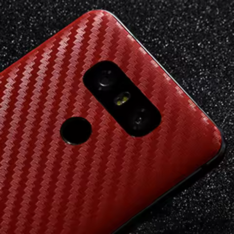 4D Carbon Fiber Skins Film Wrap Skin Phone Back Paste Sticker For LG G8 ThinQ V30 V35 V40 V50 ThinQ 