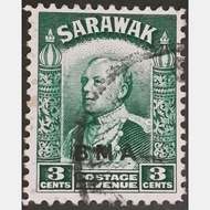 1945 SARAWAK RAJAH BROOKE overprinted BMA used stamp