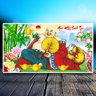 Diamond painting of Maitreya Buddha, embroidered painting of Maitreya Buddha, unmade and unframed pa