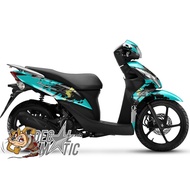 Decal Spacy 2011 2012 2013 Full body Stiker Full Body Honda Spacy Hayabusa