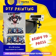 DTF Printing to Press 1 meter (22x39 inches)